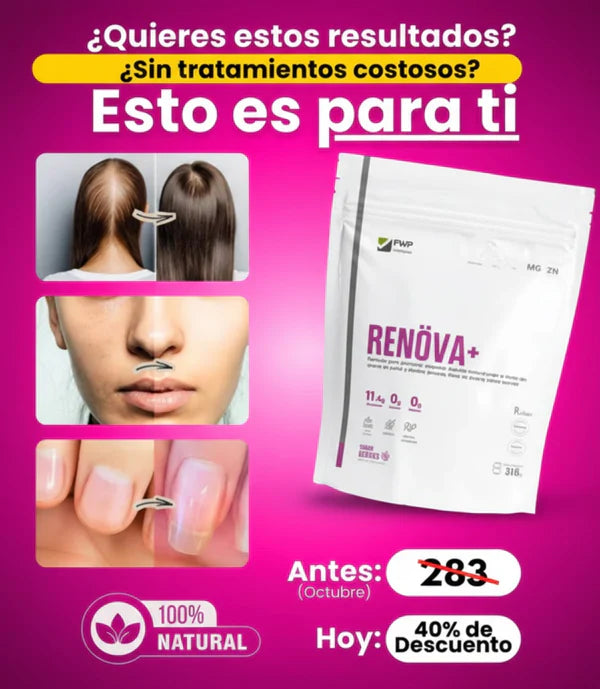 Colágeno RENOVA+ en Sachets: Colágeno Premium